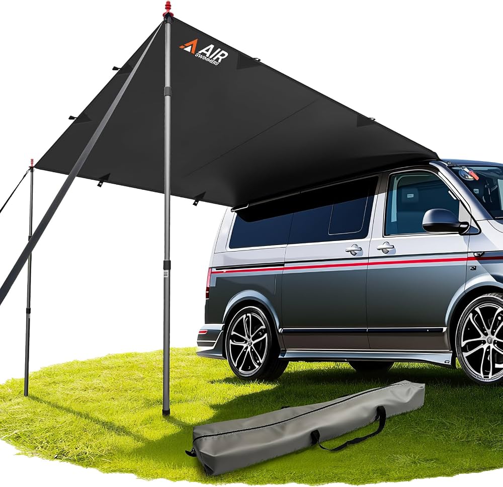 auvent-van-000bnq.jpg Amazon.fr : Auvent Fourgon, Store Camping Car, Auvent Voiture, AmÉNagÉ, avec Rail De Passepoil (4 6 mm), Trafic, T4, T5, T6, ImpermÉAble, Awnings, ... – Image 1