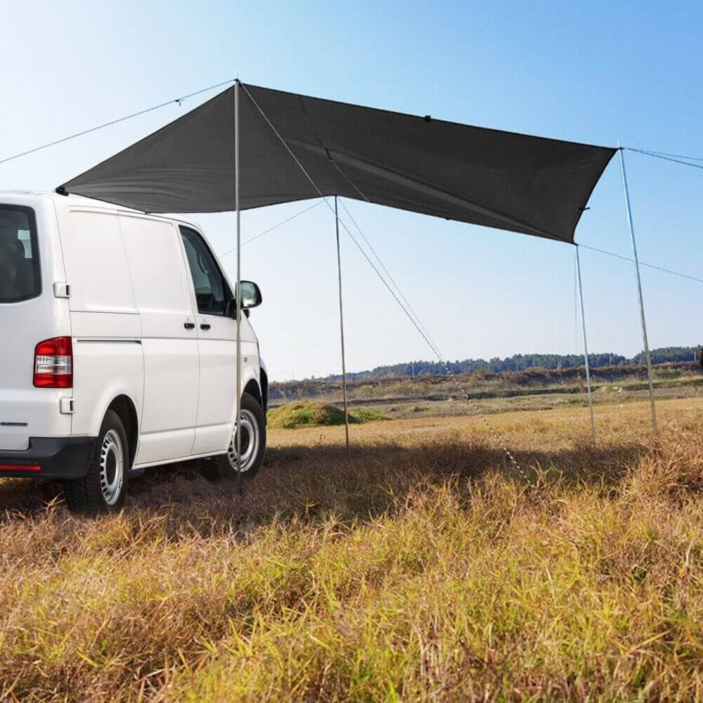 auvent-van-482kzi.jpg Auvent pare soleil pour camping car, van, VUS, camping car, camping car, camping car, camping car, remorque de camping Noir : Amazon.fr: Auto et Moto – Image 1