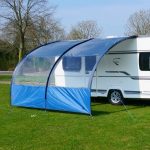 your GEAR Riviera Auvent pour caravane et camping car en 4 tailles avec 2 m | 2,5 m | 3 m | 3,5 m de large et 260 cm de profondeur. Pare soleil avec ...