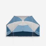 Tente de plage compacte 3 places UPF 50+ diamètre 180cm Iwiko gris beige | Decathlon