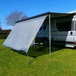 your GEAR Sun + Rain Blocker 4,3 x 2 m paroi frontale pour marquise, auvent protège du soleil, vent et pluie