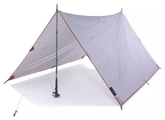 tarp-decathlon-715sgx.jpg Tarp de Trekking Forclaz 2 Saisons Trek 900 Gris – Image 1