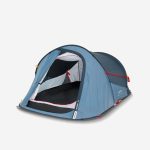 Tente de camping instantanée 2 places, 2 Seconds bleu