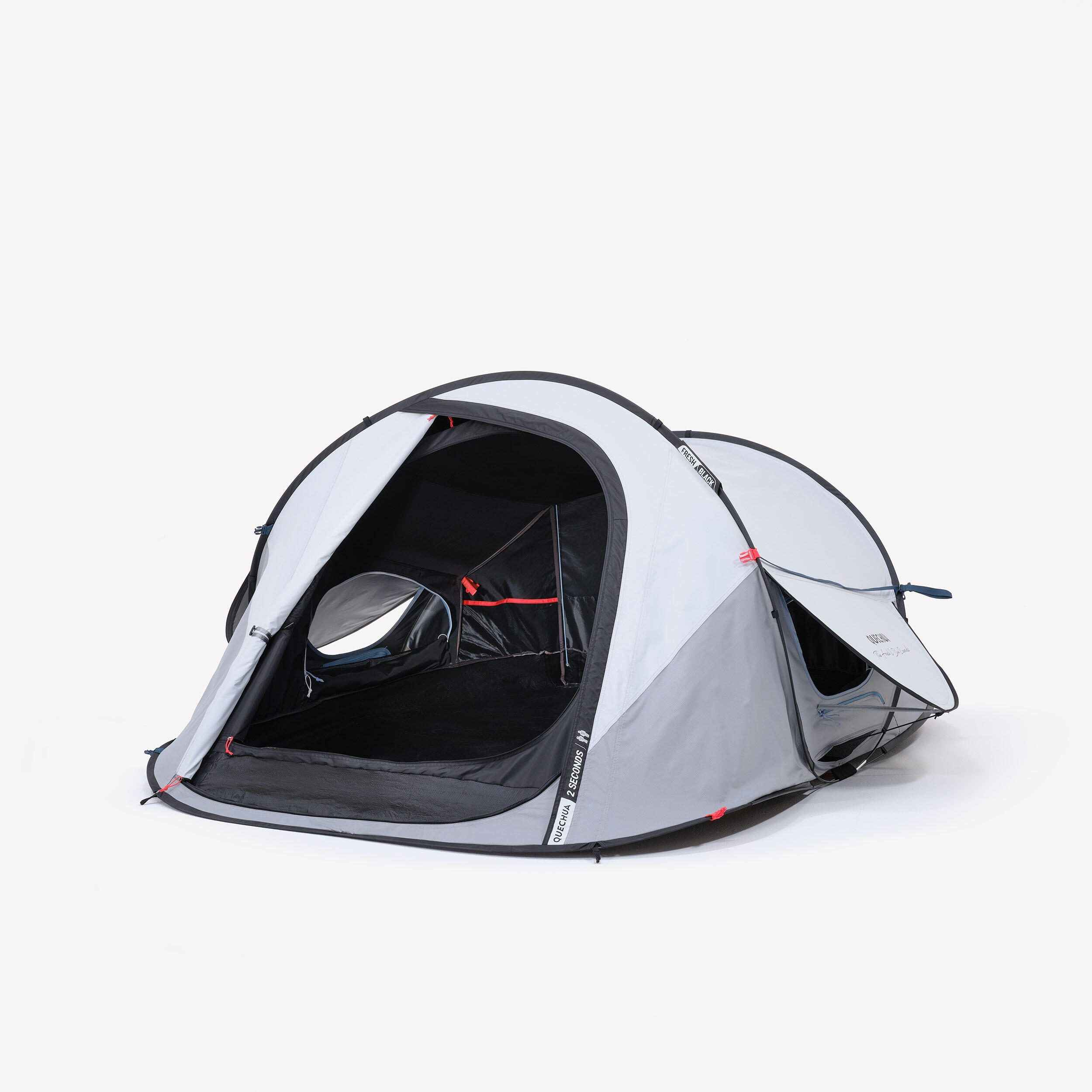 tente-2-secondes-decathlon-194izp.jpg Tente de camping instantanée 2 places, 2 Seconds Fresh & Black – Image 1