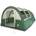 vidaXL Tente de camping tunnel 4 personnes vert imperméable | vidaXL.fr