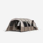 Tente de camping gonflable 4 places 2 chambres, Air Seconds 4.2 XXL Polycoton