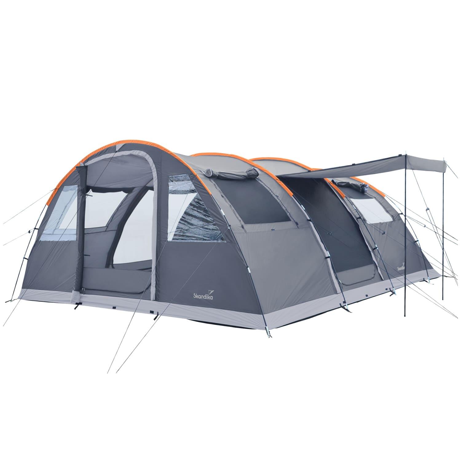 tente-6-places-217jzz.jpg Tente tunnel Gotland 6 Sleeper Protect 6 pers 1 cabine sombre Sol cousu – Image 1