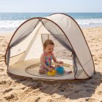 Pavillon de plage pour bébé Piscine gonflable 3 en 1 pour enfants Piscine pour bébé
