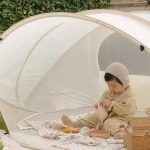 AFLCIO Tente Anti UV Bébé, Tente de Plage Pop up, Abri de Plage avec Protection Solaire pour 1 4 Personnes (Beige) : Amazon.fr: Sports et Loisirs