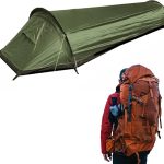 BAOK Bivouac Tente de bivouac étanche Tente de trekking plus grand sac de couchage léger pour 1 personne Installation rapide et facile : Amazon.com.be: Sports et Loisirs