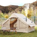 TentHome Tente 2 3 Places de Camping Gonflable Familiale Coton, Tente Bivouac 4 Saisons 2 3 Personnes Hiver Grand Froid Gonflable, Isolante, ...
