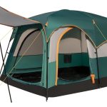 Tente de Camping avec 2 Pièces pour 4 6 Personnes, Tente Familiale Double Couchage Double
