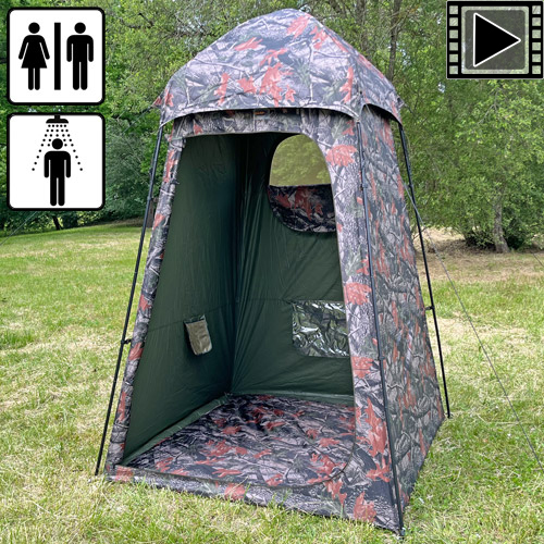 tente-de-douche-174otj.jpg Abri de Douche/Toilettes Carp Design Camo Line | Chronocarpe © – Image 1