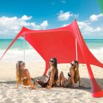 Auvent de plage, tente de plage, ombrage Pop Up, 200x160x150cm, abri solaire Portable, installation facile, pour Camping en plein air familial, pêche