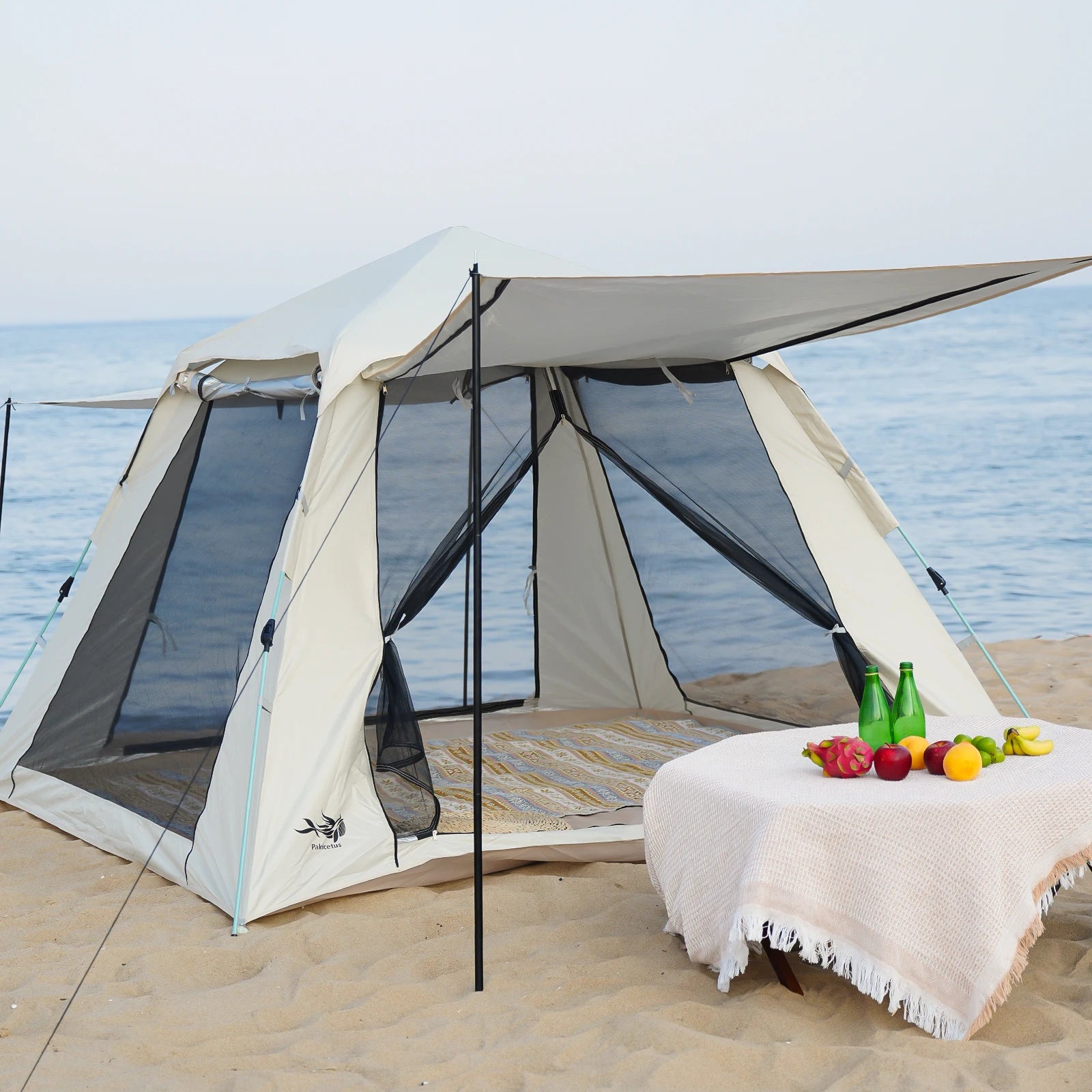 tente-de-plage-964mlv.jpg Tente de plage familiale avec auvent – Image 1
