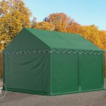 Tente de stockage 3x4 m, PVC vert foncé (6159) | Intent24