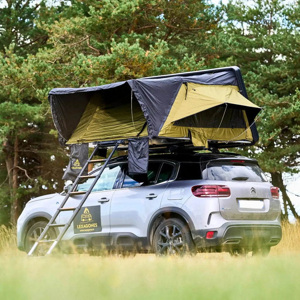 tente-de-toit-rigide-098yft.jpg Tente de Toit Coque Rigide Famille XL 4/5 Places – Lexagones – Image 1