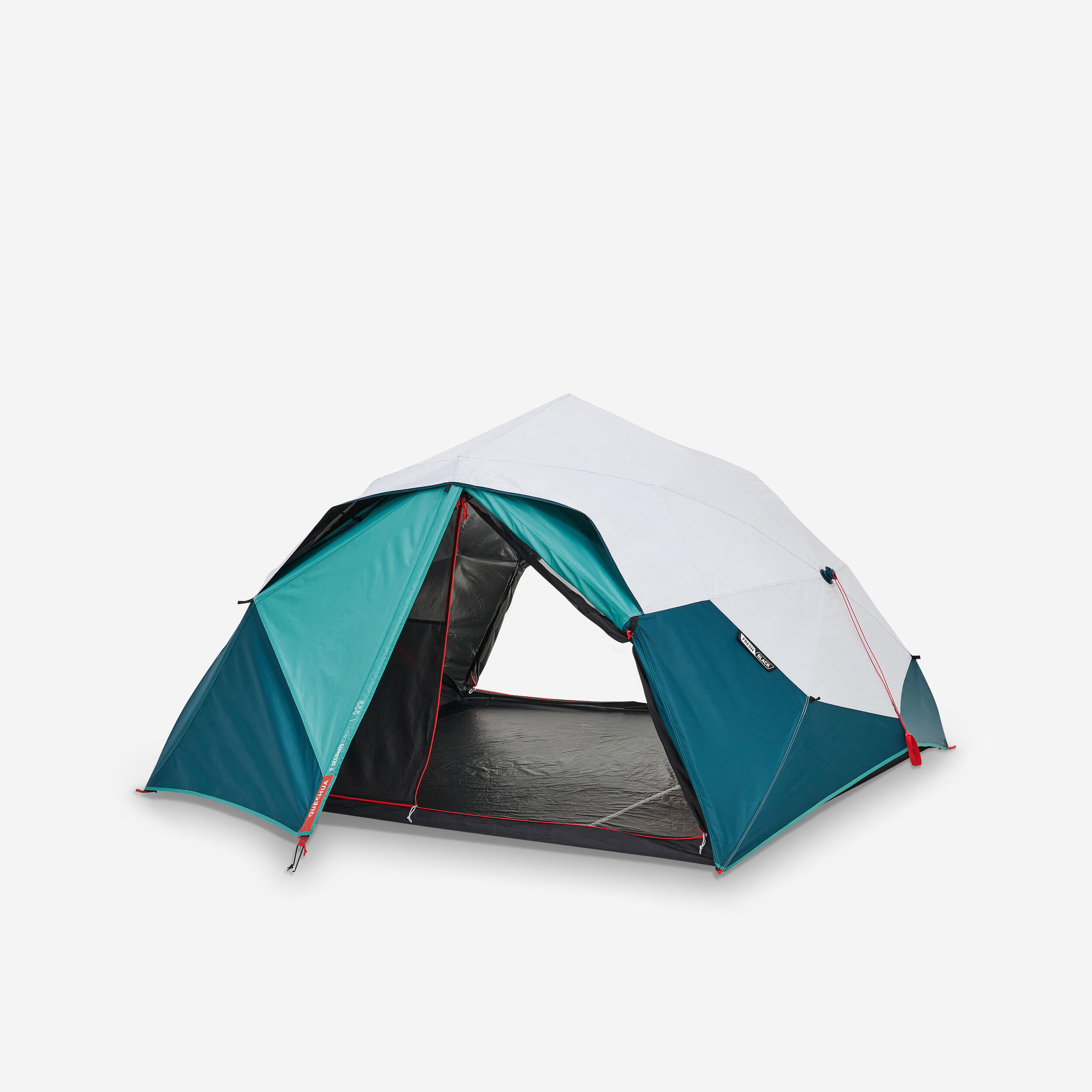 tente-decathlon-3-places-319zme.jpg Tente de camping instantanée 3 places, 2 Seconds easy Fresh & Black – Image 1