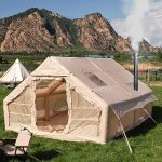 Tente familiale gonflable pour 4 à 6 personnes – Imperméable et coupe vent – Abri 4 saisons – Installation facile pour les aventures en plein air : Amazon.fr: Sports et Loisirs