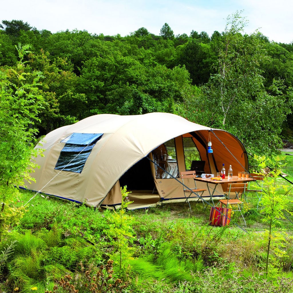 tente-familiale-825ela.jpg Tente Awaya 440 Grande tente familiale en coton pour 6 personnes Cabanon. – Image 1
