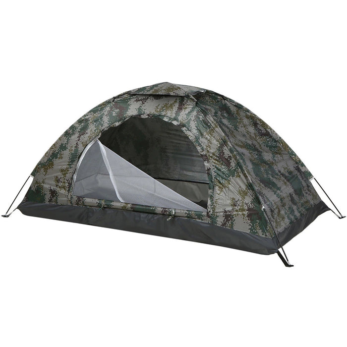 tente-militaire-669waj.jpg Tente militaire camouflage 1 personne en polyester imperméable – Image 1