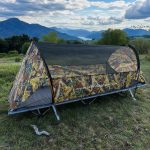 Tente moto 3 en 1 : tente, lit de camp, double toit, 4,7 kg – MTT2 | V8 Equipment