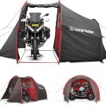 Lone Rider Tente Moto Camping 2 Personnes Imperméable, Garage | MotoTent 100% imperméable avec garage moto séparé. Sac de transport, tapis de sol & ...
