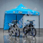 Tonnelle TM MOTO 3X3 + 1 Mur