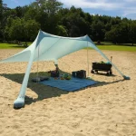 your GEAR Cameo Beach Shelter 3 x 3 m Abri de plage XXL bâche protection solaire UV 50+ tente