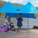 Shadysand La tente de plage compacte, légère avec filtre UV50