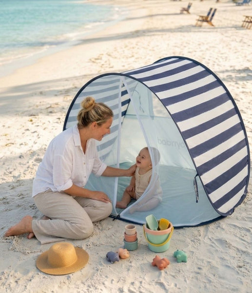 tente-plage-bebe-399htm.jpg Tente de plage bébé Système Pop up Anti UV 50+ – Image 1