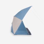 Tente de plage compacte 3 places UPF 50+ diamètre 180cm Iwiko gris beige | Decathlon