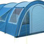 CampFeuer Tente Tunnel Multi pour 4 Personnes | Immense Vestibule, 5000 mm de Colonne d'eau | avec Tapis de Sol et paroi Frontale réglable | Tente de ...