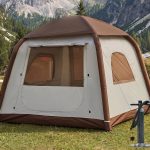 Tente de camping gonflable, pour 2 à 4 personnes, abri solaire, Oxford, imperméable, facile à installer, tente de maison : Amazon.fr: Sports et ...