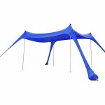 Tente de plage avec protection UV UPF 50+ jusqu'à 8 personnes