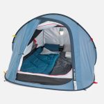 Quechua Tente de Camping 2 Places, 2 Seconds Bleu : Amazon.fr: Sports et Loisirs