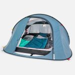 Tente de camping instantanée 3 places, 2 Seconds bleu