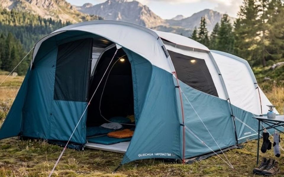 tente-quechua-676fzf.jpg Camping en Bretagne : pourquoi cette tente Quechua est l'alliée idéale des familles pour les ponts de mai | Le Télégramme – Image 1