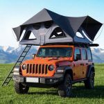VEVOR Tente de Toit pour Voiture Pliable, Tente de Toit à Coque Rigide pour 2 3 Personnes, pour Camping Caravane SUV, en Aluminium, Étanche et Coupe vent, avec Éclairage LED, Matelas et Fenêtres |
