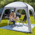 Berger Gazebo L Deluxe Tonnelle Gonflable UV pour Camping et Jardin | Tonnelle gonflable avec protection UV, idéale comme abri extérieur pour camping, ...