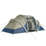 Outsunny Tente gonflable 4 personnes Montage rapide Tente de camping extérieure avec 2 chambres Fenêtre en mesh Auvent | Aosom France